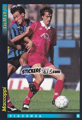 Sticker S. Maccoppi - GOLD Calcio 1992-1993 n. u79 - Score