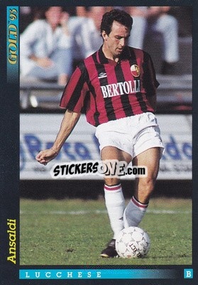 Sticker M. Ansaldi - GOLD Calcio 1992-1993 n. u81 - Score