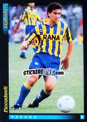 Figurina M. Ficcadenti - GOLD Calcio 1992-1993 - Score