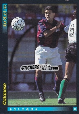 Sticker T. Catanese - GOLD Calcio 1992-1993 n. u86 - Score