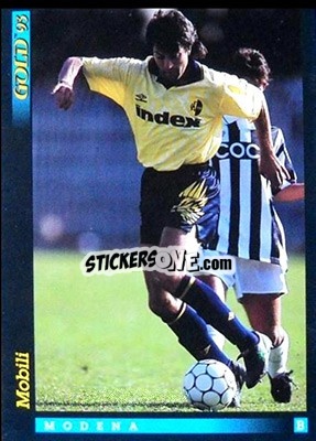 Sticker S. Mobili - GOLD Calcio 1992-1993 n. u88 - Score