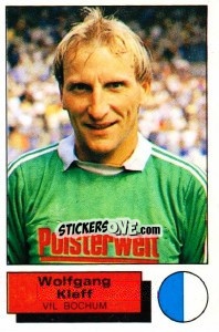 Cromo Wolfgang Kleff - German Football Bundesliga 1985-1986 - Panini