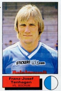 Sticker Franz-Josef Tenhagen - German Football Bundesliga 1985-1986 - Panini