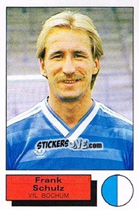 Cromo Frank Schultz - German Football Bundesliga 1985-1986 - Panini