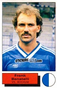 Figurina Frank Benatelli - German Football Bundesliga 1985-1986 - Panini