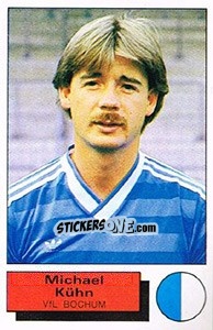 Cromo Michael Kuhn - German Football Bundesliga 1985-1986 - Panini