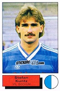 Sticker Stefan Kuntz - German Football Bundesliga 1985-1986 - Panini