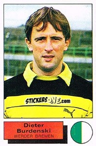 Sticker Dieter Burdenski