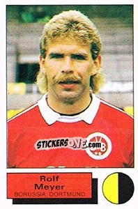 Cromo Rolf Meyer - German Football Bundesliga 1985-1986 - Panini