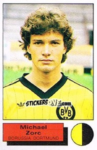 Cromo Michael Zorc - German Football Bundesliga 1985-1986 - Panini