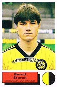Cromo Bernd Storck - German Football Bundesliga 1985-1986 - Panini