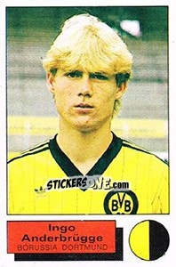 Figurina Ingo Anderbrugge - German Football Bundesliga 1985-1986 - Panini