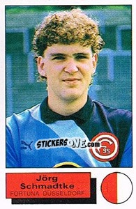 Sticker Jorg Schmadtke - German Football Bundesliga 1985-1986 - Panini