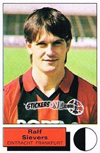 Cromo Ralf Sievers - German Football Bundesliga 1985-1986 - Panini