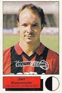 Cromo Jan Svensson - German Football Bundesliga 1985-1986 - Panini