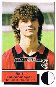 Sticker Ralf Falkenmayer - German Football Bundesliga 1985-1986 - Panini