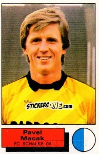 Figurina Pavel Macak - German Football Bundesliga 1985-1986 - Panini