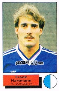 Sticker Frank Hartmann - German Football Bundesliga 1985-1986 - Panini