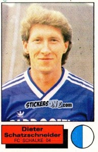 Figurina Dieter Schatzschneider - German Football Bundesliga 1985-1986 - Panini