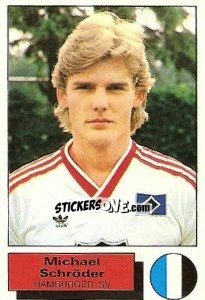 Figurina Michael Schroder - German Football Bundesliga 1985-1986 - Panini