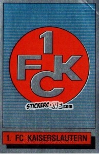 Cromo Badge - German Football Bundesliga 1985-1986 - Panini