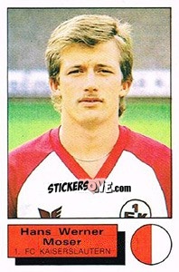 Sticker Hanes Werner Moser