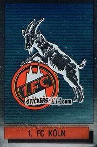 Sticker Badge - German Football Bundesliga 1985-1986 n. 154 - Panini