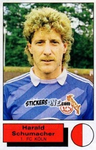 Cromo Harald Schumacher - German Football Bundesliga 1985-1986 - Panini