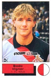 Sticker Bodo illgner - German Football Bundesliga 1985-1986 - Panini