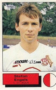 Sticker Stefan Engels - German Football Bundesliga 1985-1986 - Panini