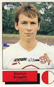 Sticker Stefan Engels - German Football Bundesliga 1985-1986 n. 167 - Panini