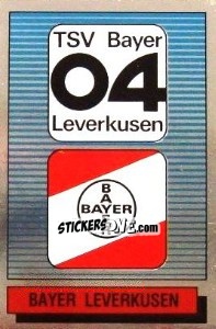 Sticker Badge - German Football Bundesliga 1985-1986 - Panini