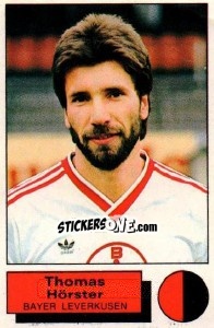 Sticker Thomas Horster - German Football Bundesliga 1985-1986 - Panini