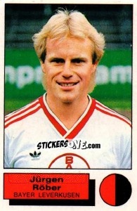 Figurina Jurgen Rober - German Football Bundesliga 1985-1986 - Panini