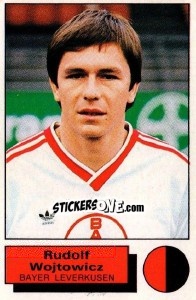 Sticker Rudolf Wojtowicz - German Football Bundesliga 1985-1986 - Panini