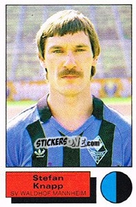Cromo Stefan Knapp - German Football Bundesliga 1985-1986 - Panini