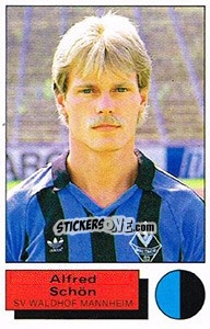 Sticker Alfred Schon - German Football Bundesliga 1985-1986 - Panini