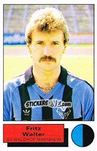 Cromo Fritz Walter - German Football Bundesliga 1985-1986 - Panini