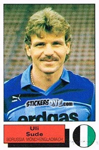 Cromo Uli Sude - German Football Bundesliga 1985-1986 - Panini