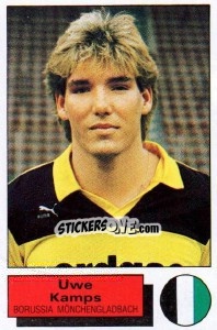 Figurina Uwe Kamps - German Football Bundesliga 1985-1986 - Panini