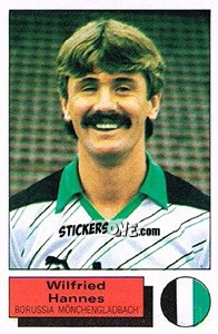 Cromo Wilfried Hannes - German Football Bundesliga 1985-1986 - Panini