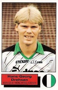 Sticker Hans-Georg Drehsen - German Football Bundesliga 1985-1986 - Panini