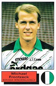 Sticker Michael Frontzeck - German Football Bundesliga 1985-1986 - Panini