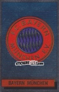 Sticker Badge - German Football Bundesliga 1985-1986 - Panini