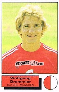 Cromo Wolfgang Dremmier - German Football Bundesliga 1985-1986 - Panini