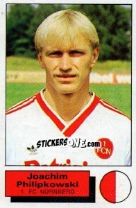Figurina Joachim Philipkowski - German Football Bundesliga 1985-1986 - Panini