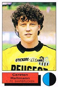 Figurina Carsten Hallmann - German Football Bundesliga 1985-1986 - Panini