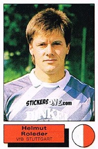 Cromo Helmut Roleder - German Football Bundesliga 1985-1986 - Panini