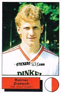 Cromo Rainer Zietsch - German Football Bundesliga 1985-1986 - Panini