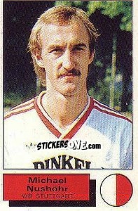 Sticker Michael Nushohr - German Football Bundesliga 1985-1986 n. 281 - Panini